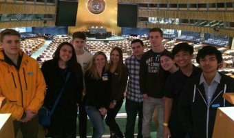 Academic Year in America Local Coordinator Take High School Foreign Exchange Students to United Nations