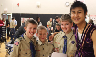 #FlashbackFriday: Exchange Students Share Culture with Boy Scouts | Academic Year in America (AYA)