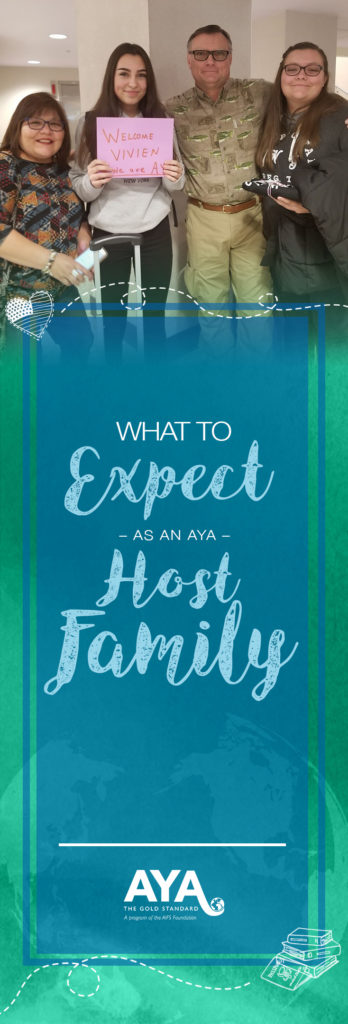 What to expect as an AYA host family