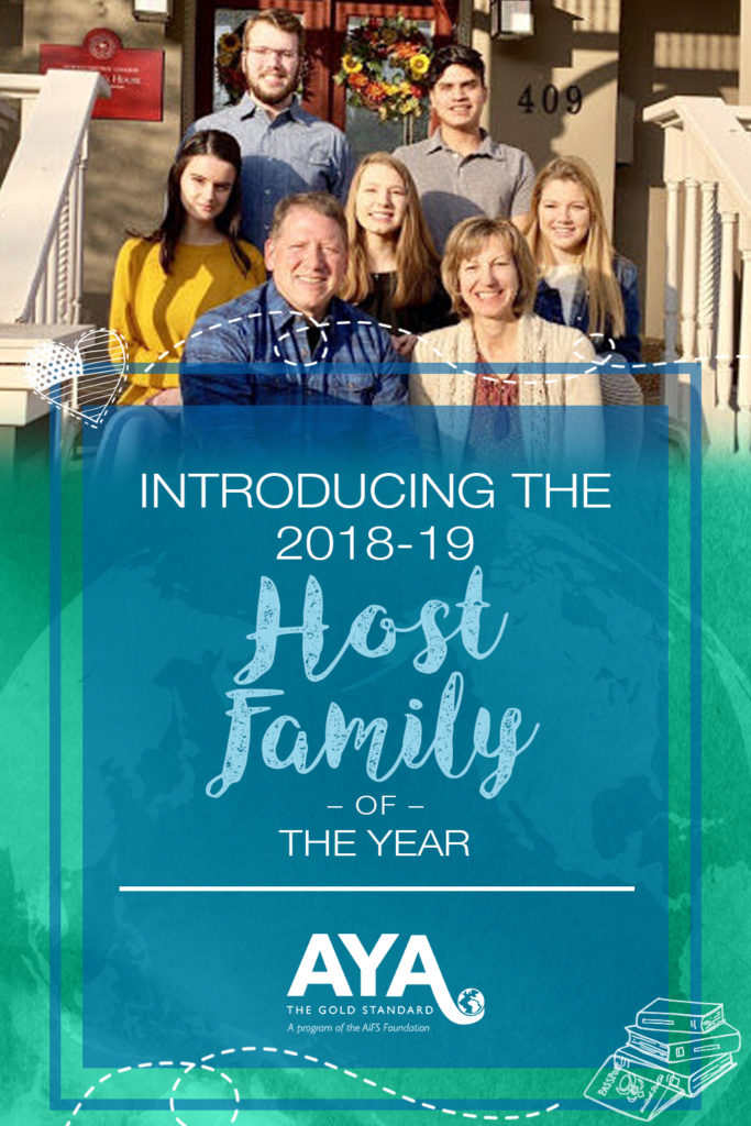 Introducing the Academic Year in America (AYA) Host Family of the Year for 2018-19