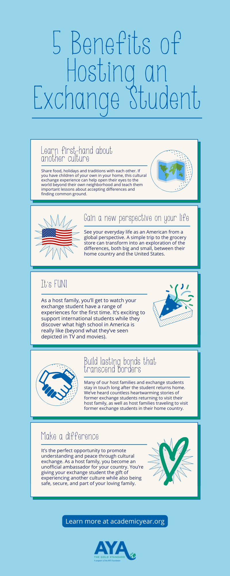 Infographic: Why Host an Exchange Student? | Academic Year in America