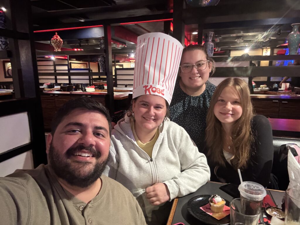 AYA student of the month Mathilda from Germany with her host family in Florida