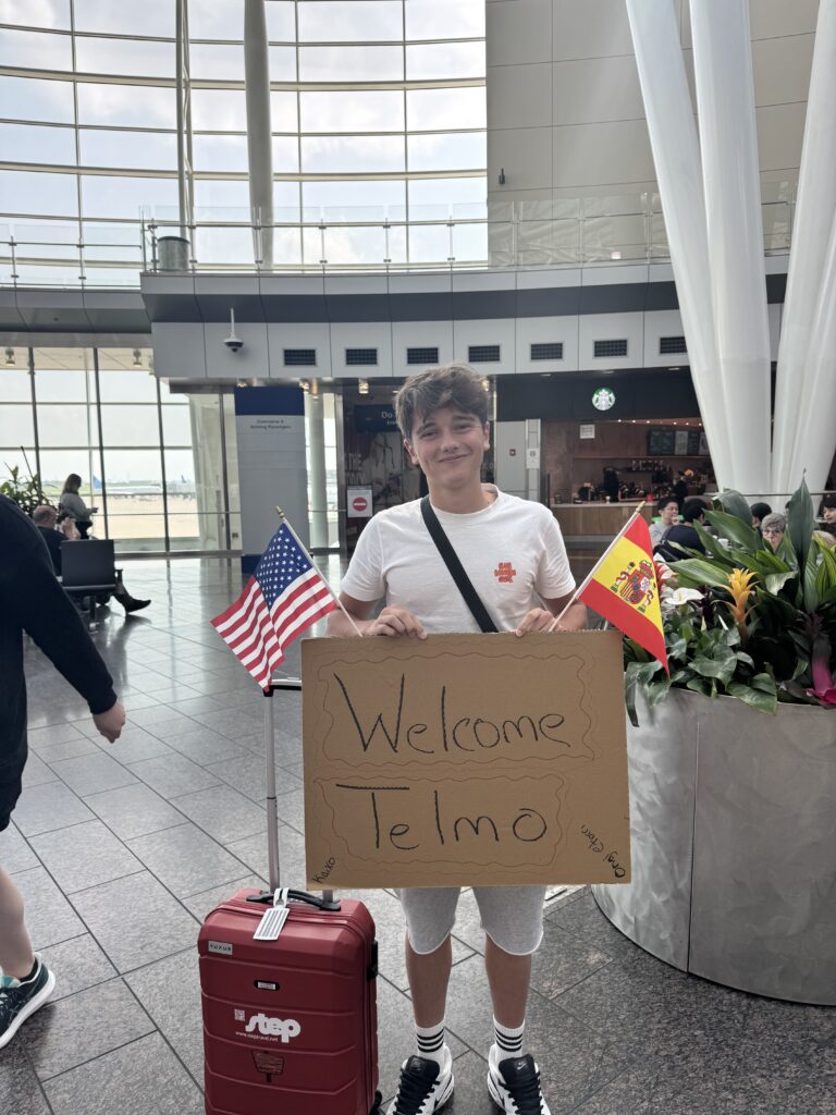 AYA student of the Month, Telmo from Spain in Indiana