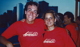 academic year in america vintage photo exchange students in NYC