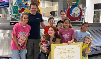 Student of the month Milana from Turkmenistan hosted in Texas