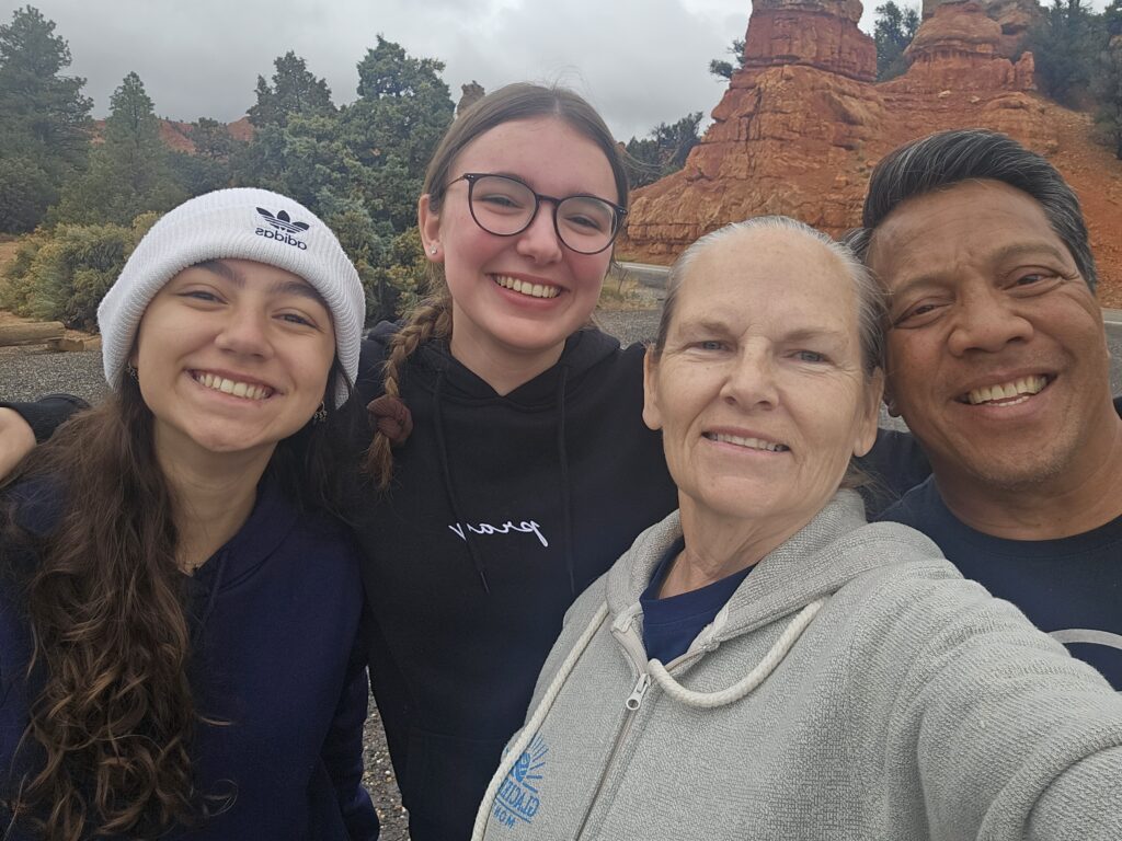 Isabela from Brazil and Hannah from Germany hosted in Arizona