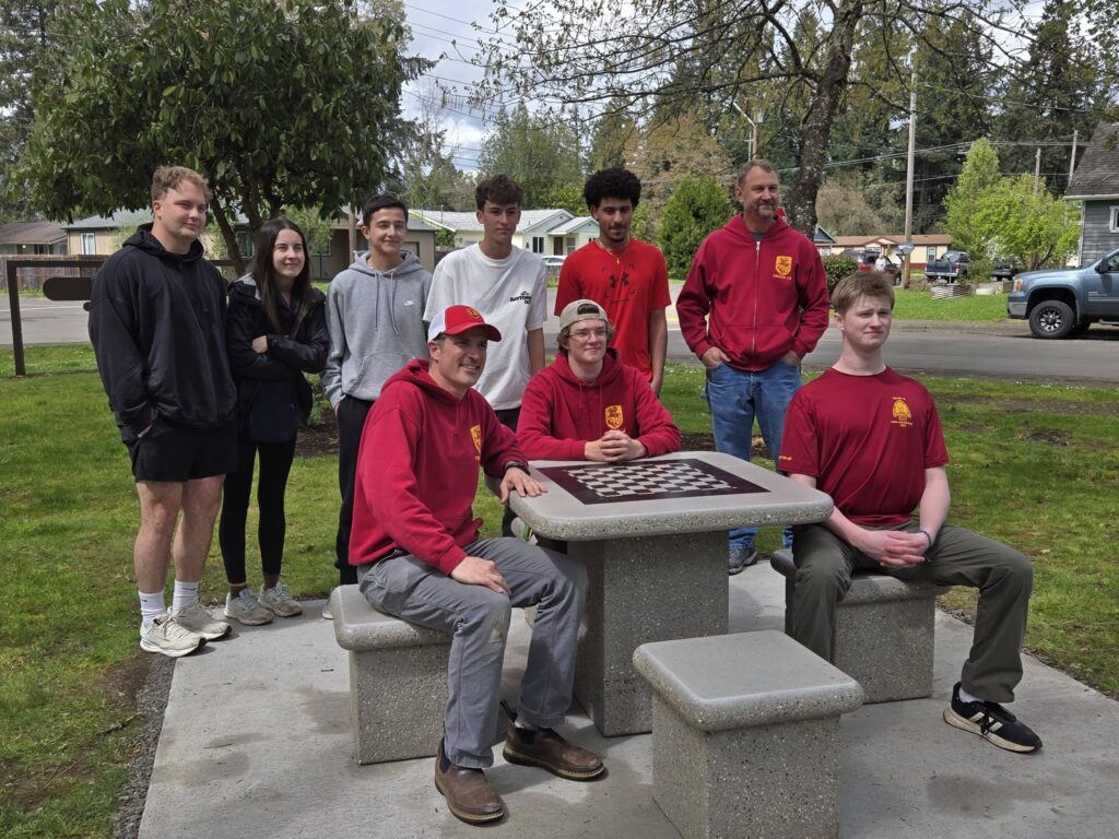 Eagle scout project volunteers